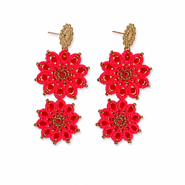 Maravilla Doble - Fucsia con rojo