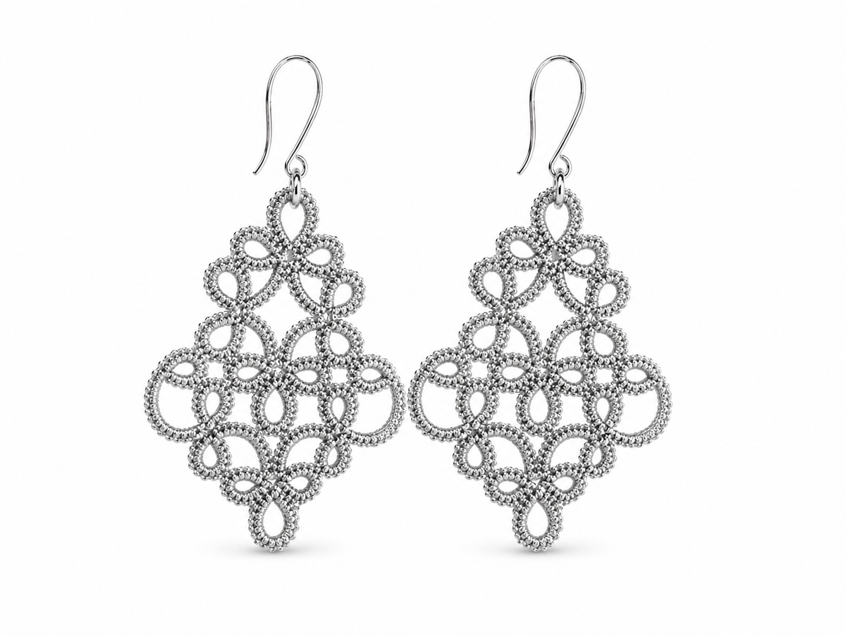 Aros Jazmín - Plata