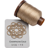 Hilo para Frivolité Champagne Gold (SXK-02)