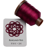 Hilo para Frivolité Burgundy Red (SXK-24)