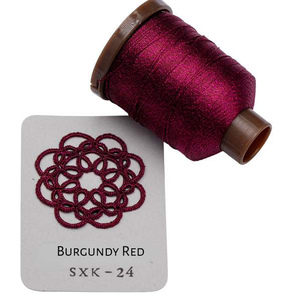 Hilo para Frivolité Burgundy Red (SXK-24)