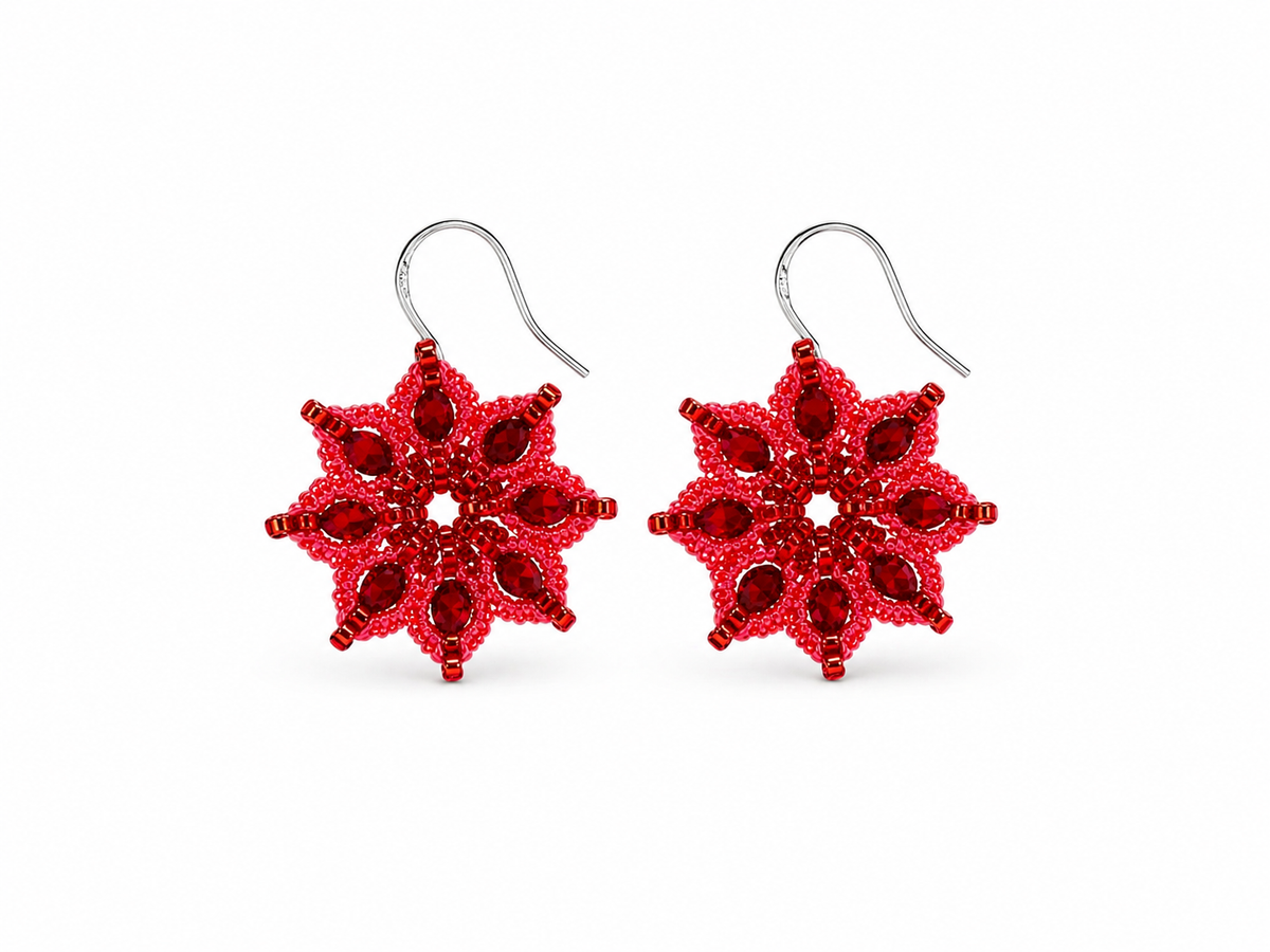 Aros Maravilla - Fucsia con rojo