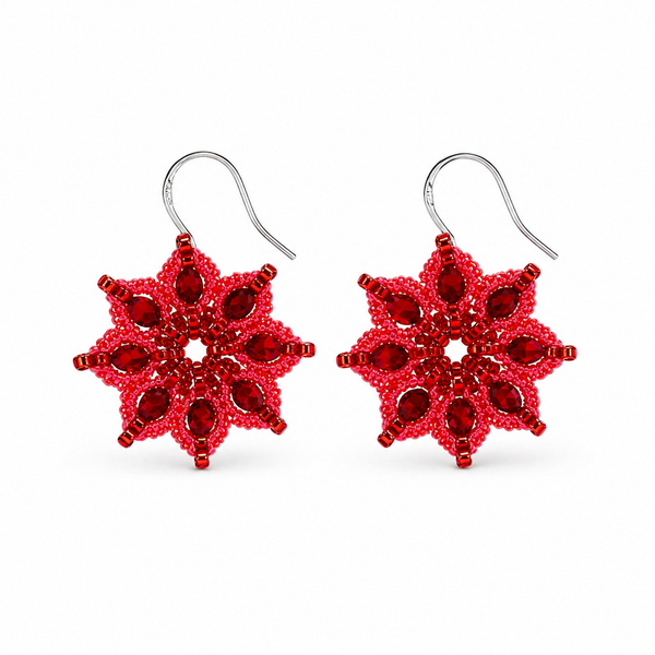 Aros Maravilla - Fucsia con rojo