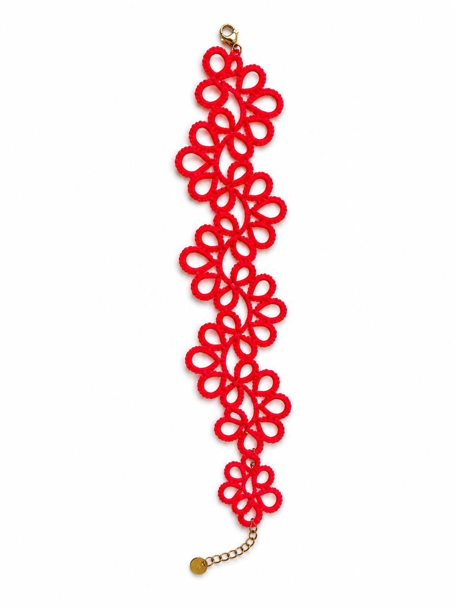 Pulsera Nubes - Fucsia