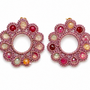 Aros Margarita - Rosa metálico