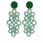 Aros Lavanda - Verde menta metalizado