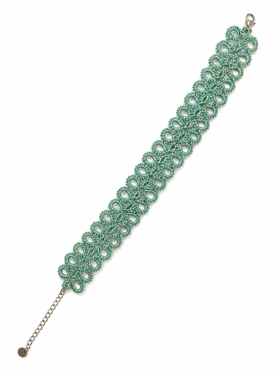 Pulsera Frozen - Menta metalizado