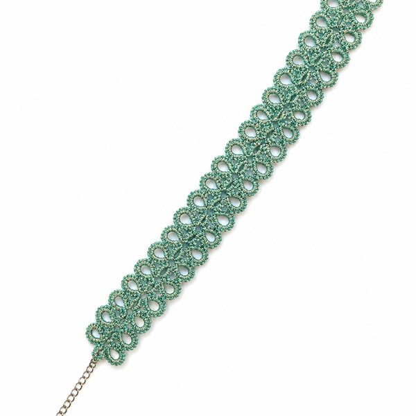 Pulsera Frozen - Menta metalizado