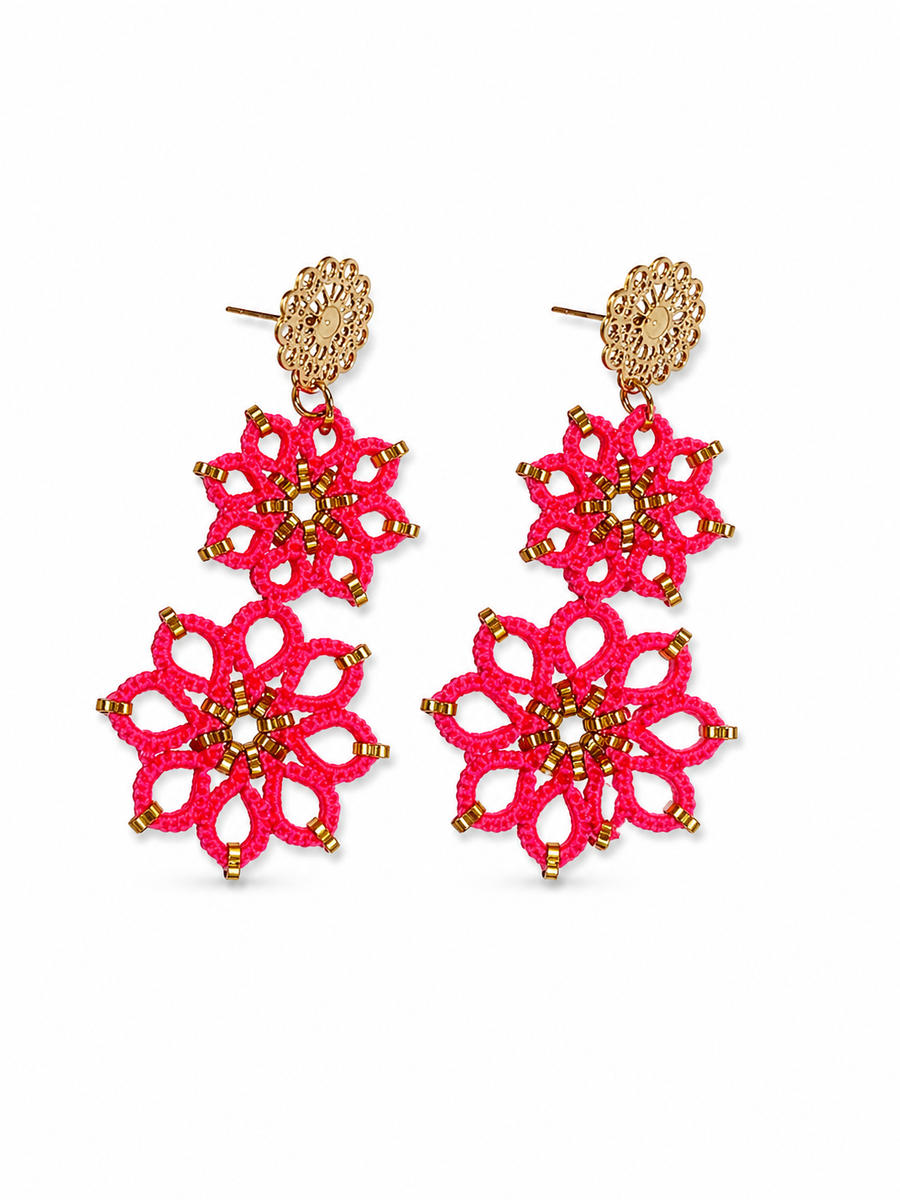 Maravilla Doble - Fucsia con dorado