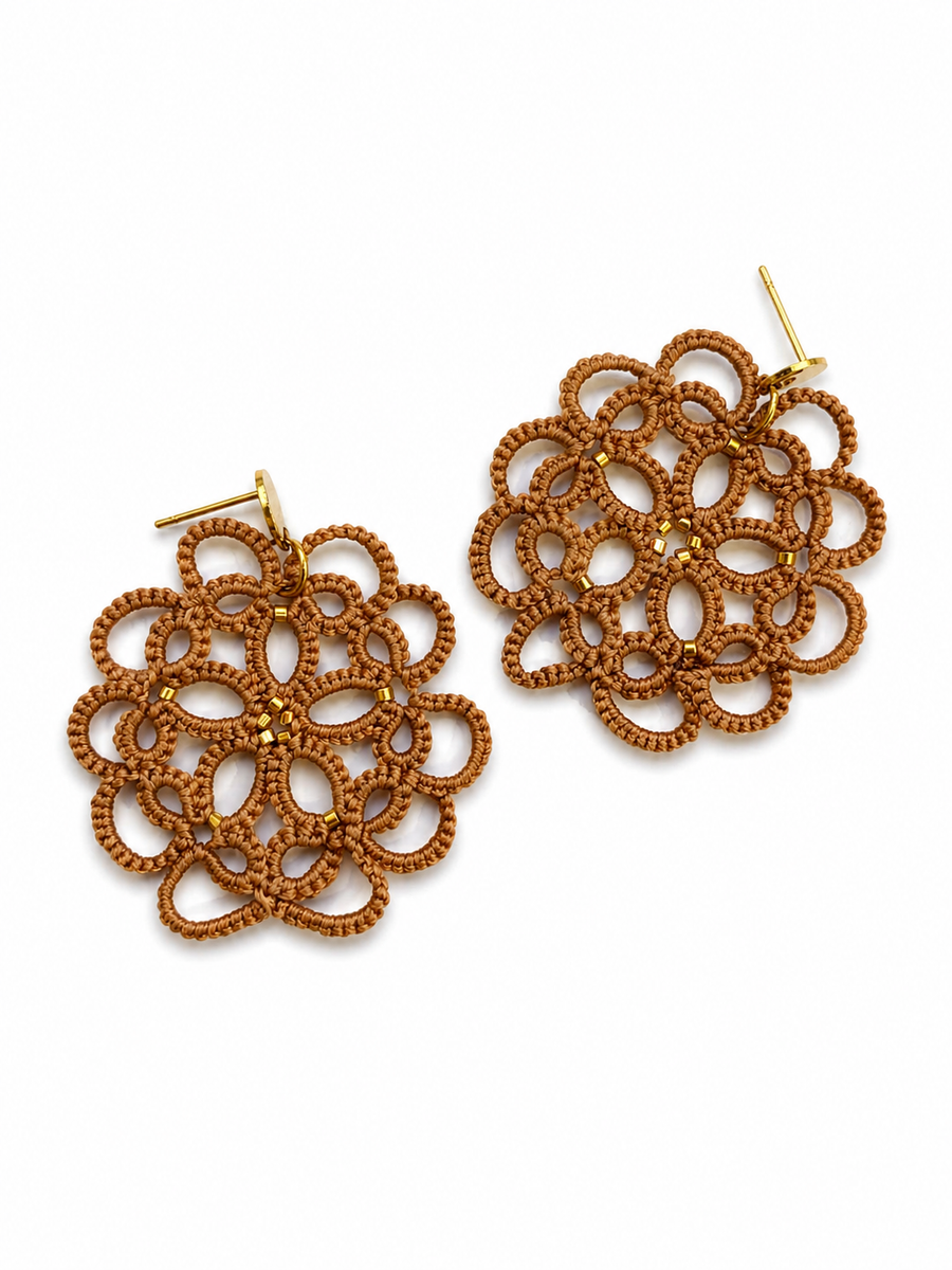 Aros Mandala - Caramelo