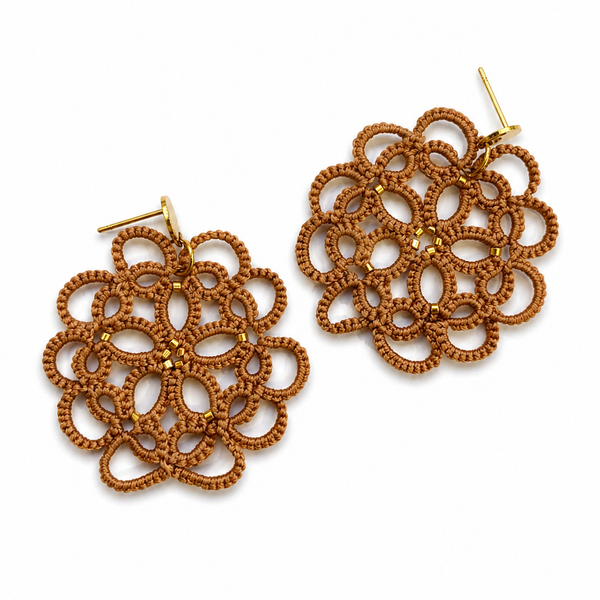 Aros Mandala - Caramelo