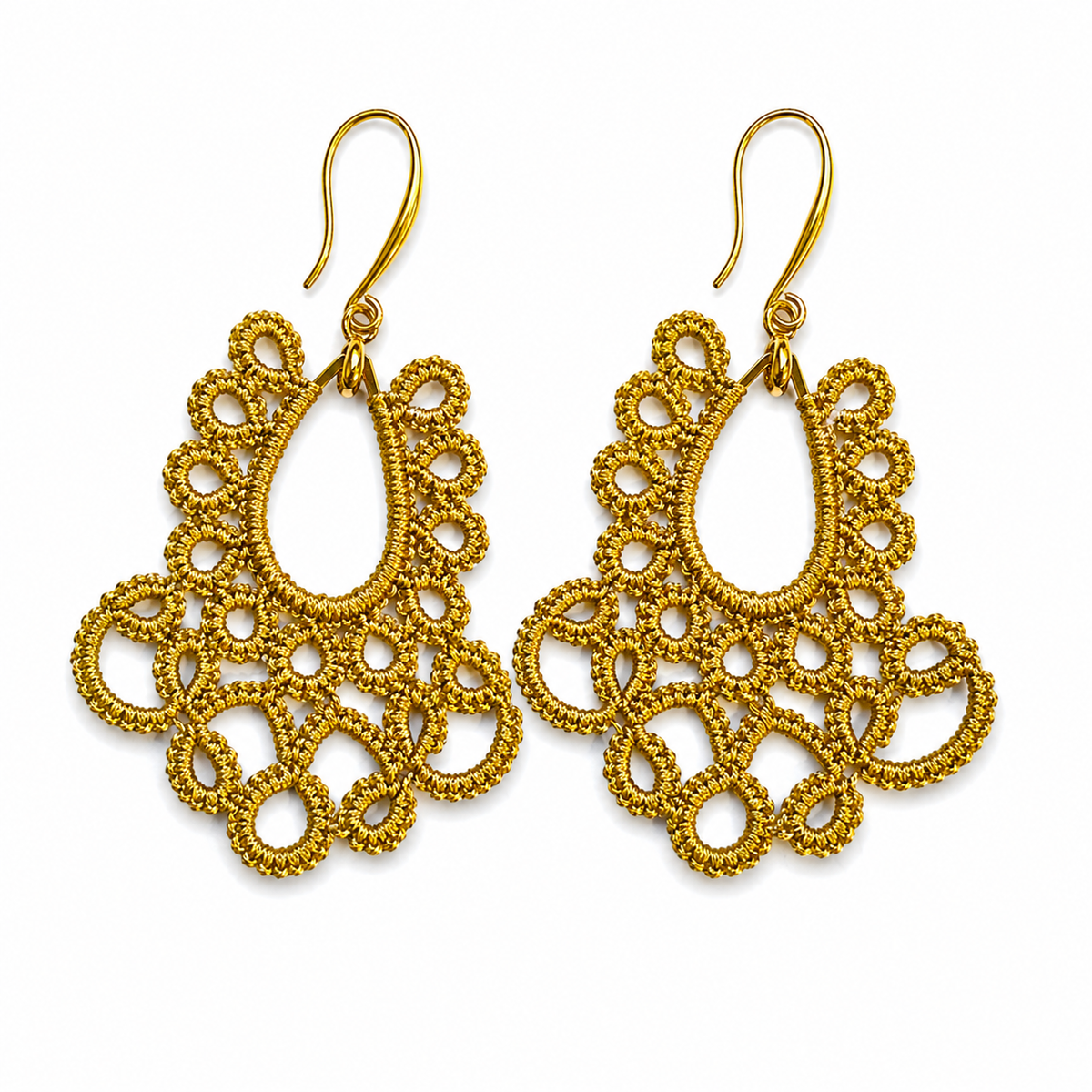 Aros Gota – Frivolité - Dorado