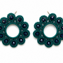 Aros Margarita - Verde Esmeralda