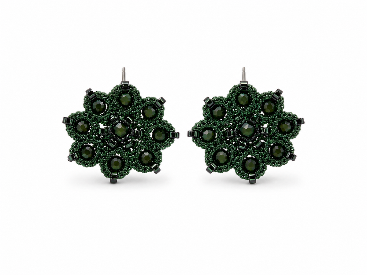 Aros Maravilla - Verde oscuro con verde
