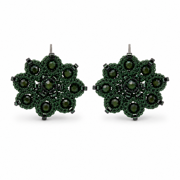 Aros Maravilla - Verde oscuro con verde